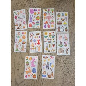 Easter Tattoos Temporary Bunny Basket Stuffer New Lot Of 10 Sheets Springtime